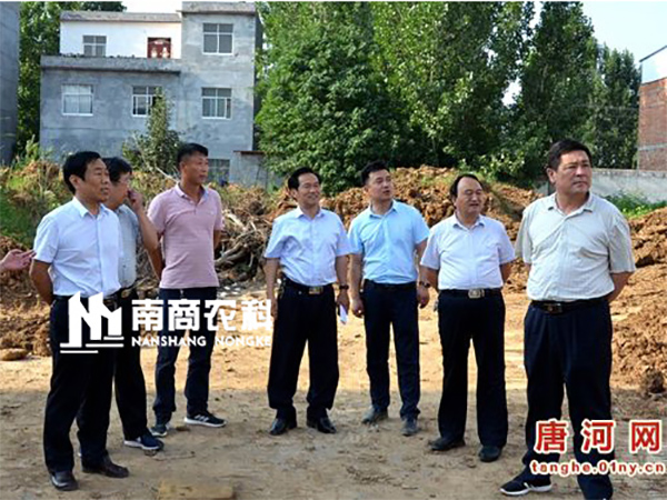 唐河县委书记到我司调研督导重点工业项目建设